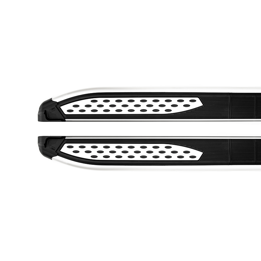 Πλευρικά σκαλοπάτια ασημί Can auto Plus