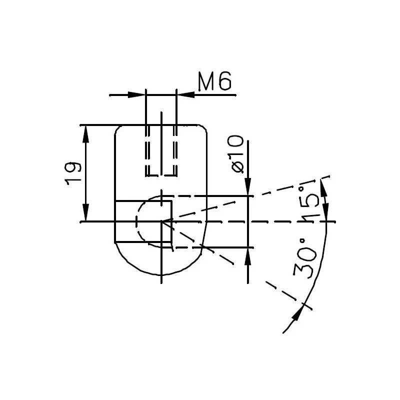 Αμορτισέρ Universal 600mm 200N 1τμχ