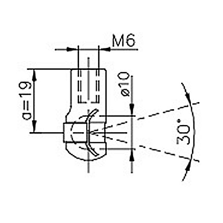 Άκρο αμορτισέρ μπαγκάζ M22078.1768 (1τμχ)