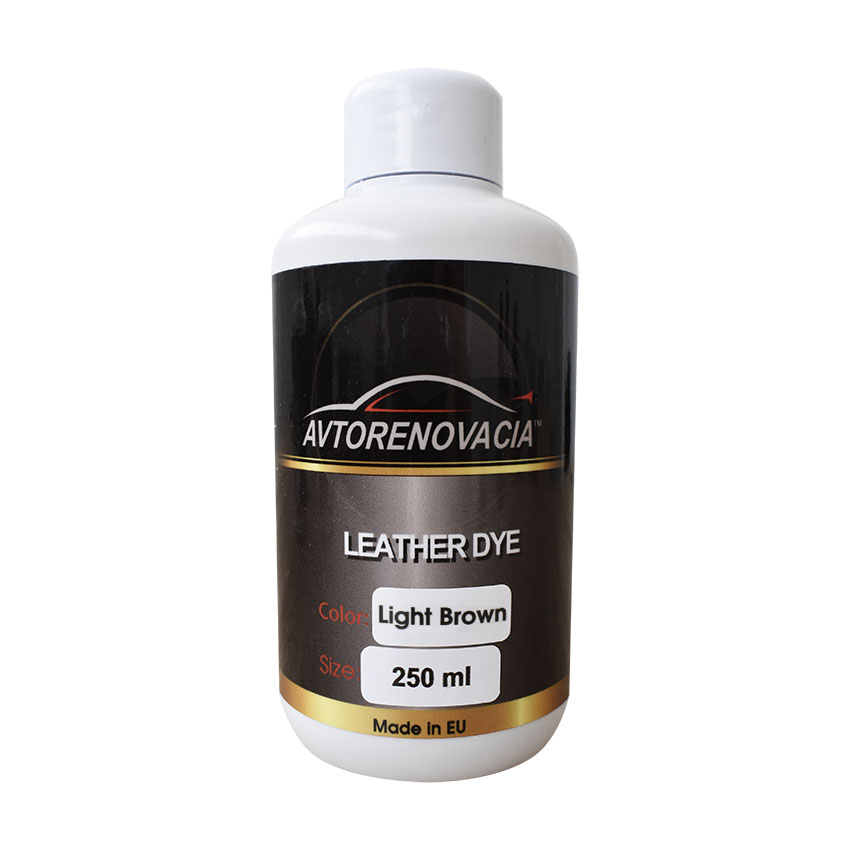 Βαφή δέρματος Leather DYE καφέ ανοιχτό 250ml