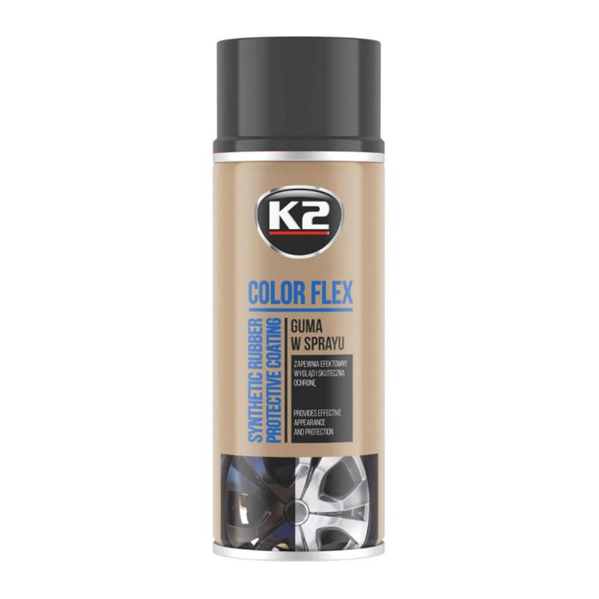 Ψεκαζόμενη μεμβράνη K2 Color Flex Black Mat 400ml