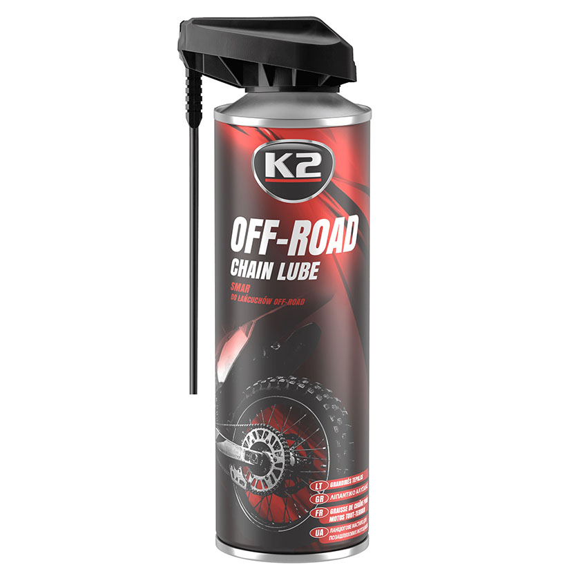 Σπρέι λίπανσης αλυσίδας K2 Off-Road 500ml