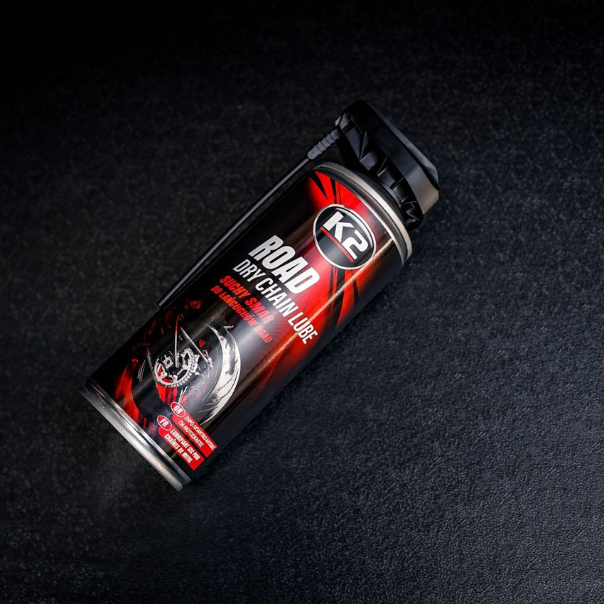 Σπρέι αλυσίδας μοτοσυκλετών K2 Road Dry 400ml
