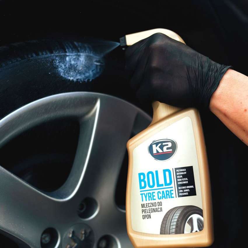 Γυαλιστικό/καθαριστικό ελαστικών K2 Bold tyre care 700ml