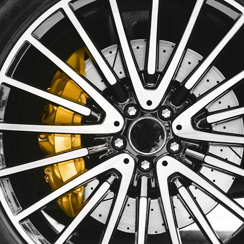 Σπρέι για δαγκάνες φρένων K2 Brake Caliper Paint χρυσό 400ml