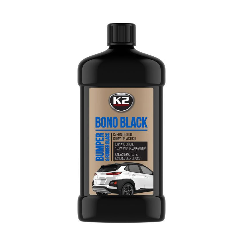 Αλοιφή K2 Bono Black επαναφοράς μαύρων πλαστικών 500ml