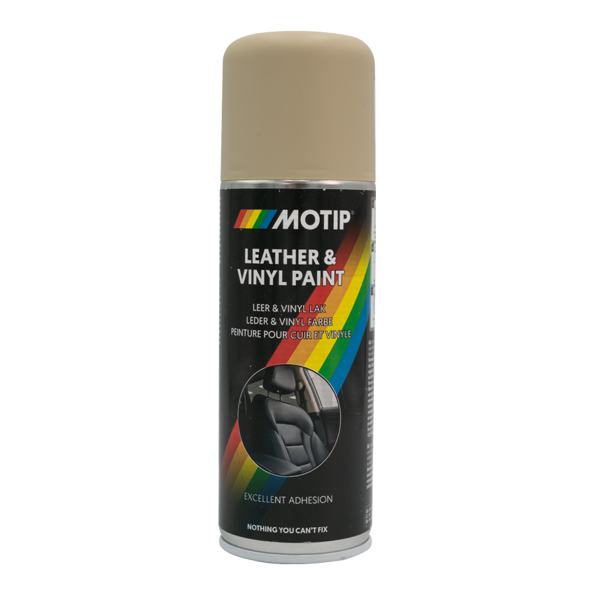 Βαφή σπρέι για δέρμα μπεζ Motip Leather Paint 200ml