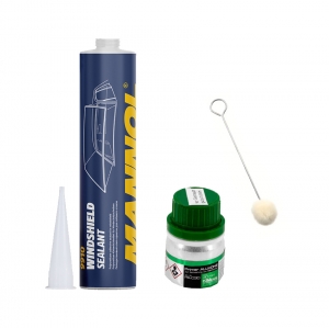 Κόλλα παρμπρίζ 310ml & Primer 30ml αστάρι ALL-IN-ONE με πινέλο εφαρμογής σετ 3τμχ