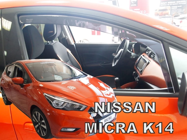 Ανεμοθραύστες HEKO για Nissan Micra K14 5D 2τμχ