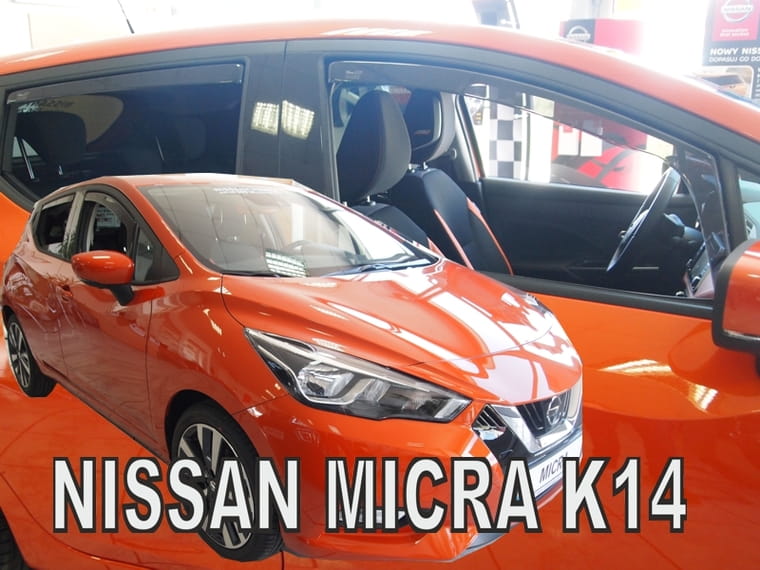 Ανεμοθραύστες HEKO για Nissan Micra K14 5D 4τμχ