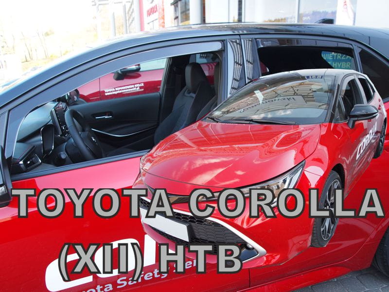 Ανεμοθραύστες HEKO για Toyota Corolla (XII) Hatchback 4τμχ