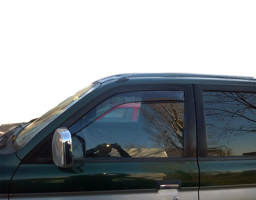 Ανεμοθραύστες Szatuna Classic για Mitsubishi L200 4D (III) μπροστινοί 2τμχ