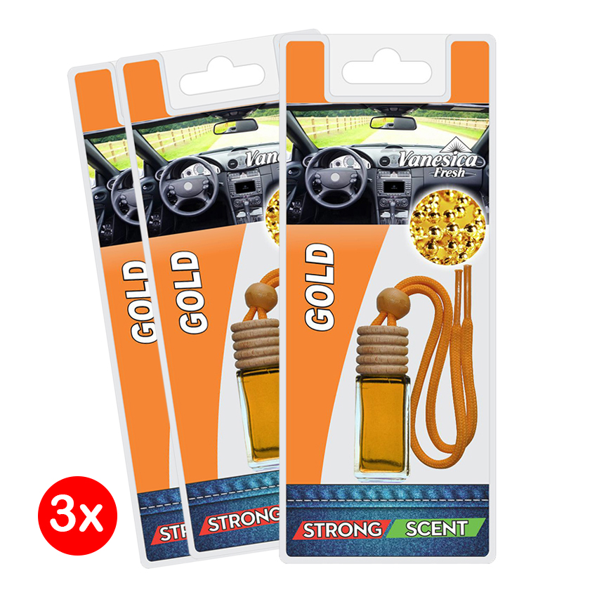 Αρωματικό Vanesica Fresh Bottle Gold 5ml 3τμχ