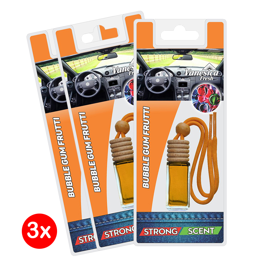 Αρωματικό Vanesica Bottle Bubble gum frutti 5ml 3τμχ