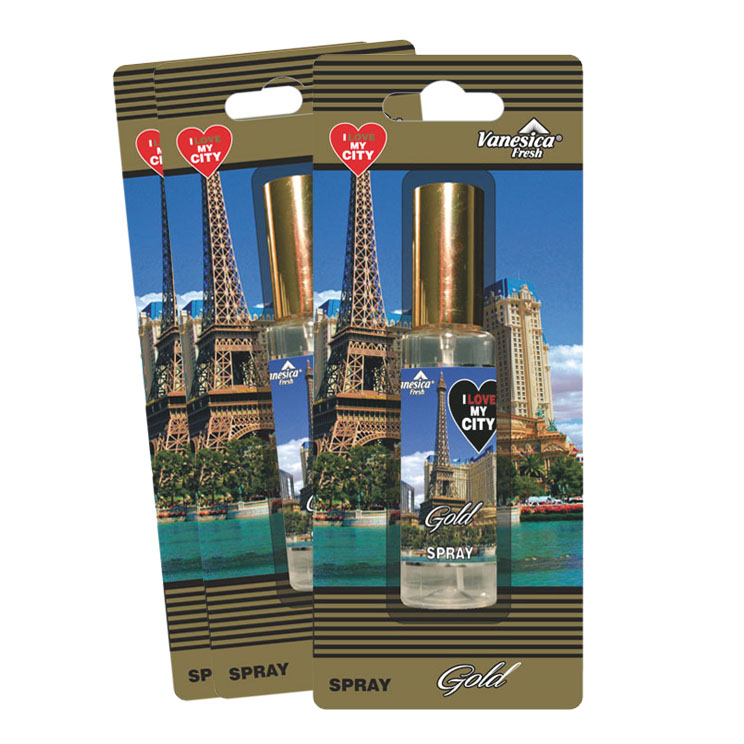 Αρωματικά Vanesica Fresh Spray My City Gold 50ml 3τμχ