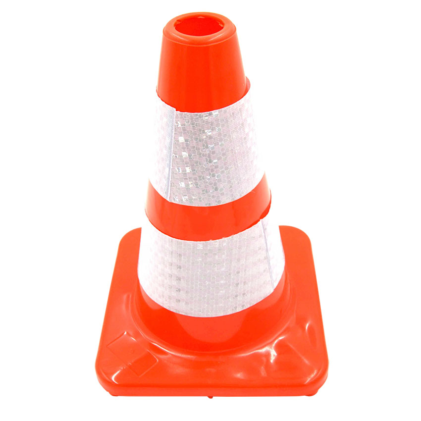 Κώνος σήμανσης PVC εύκαμπτος 30cm