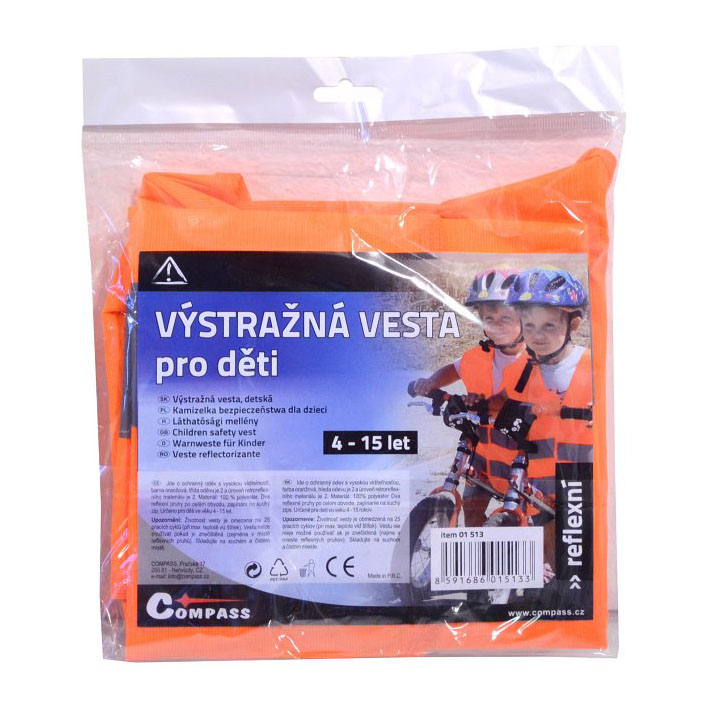 Αντανακλαστικό παιδικό γιλέκο πορτοκαλί