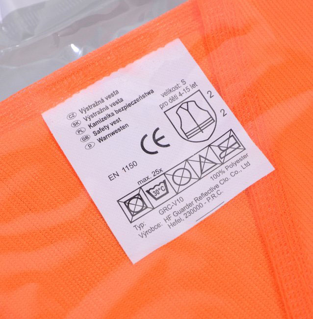 Αντανακλαστικό παιδικό γιλέκο πορτοκαλί