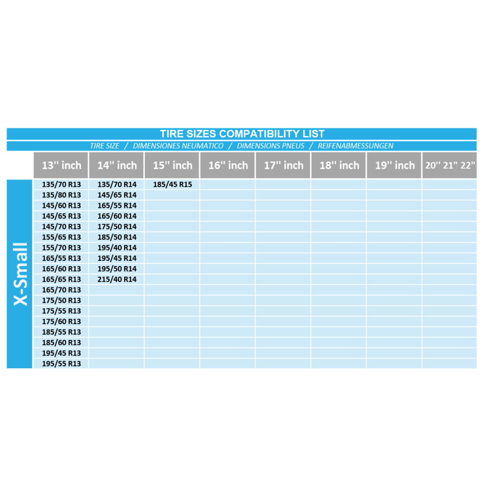 Αντιολισθητικές χιονοκουβέρτες Matte Super X Series XSmall