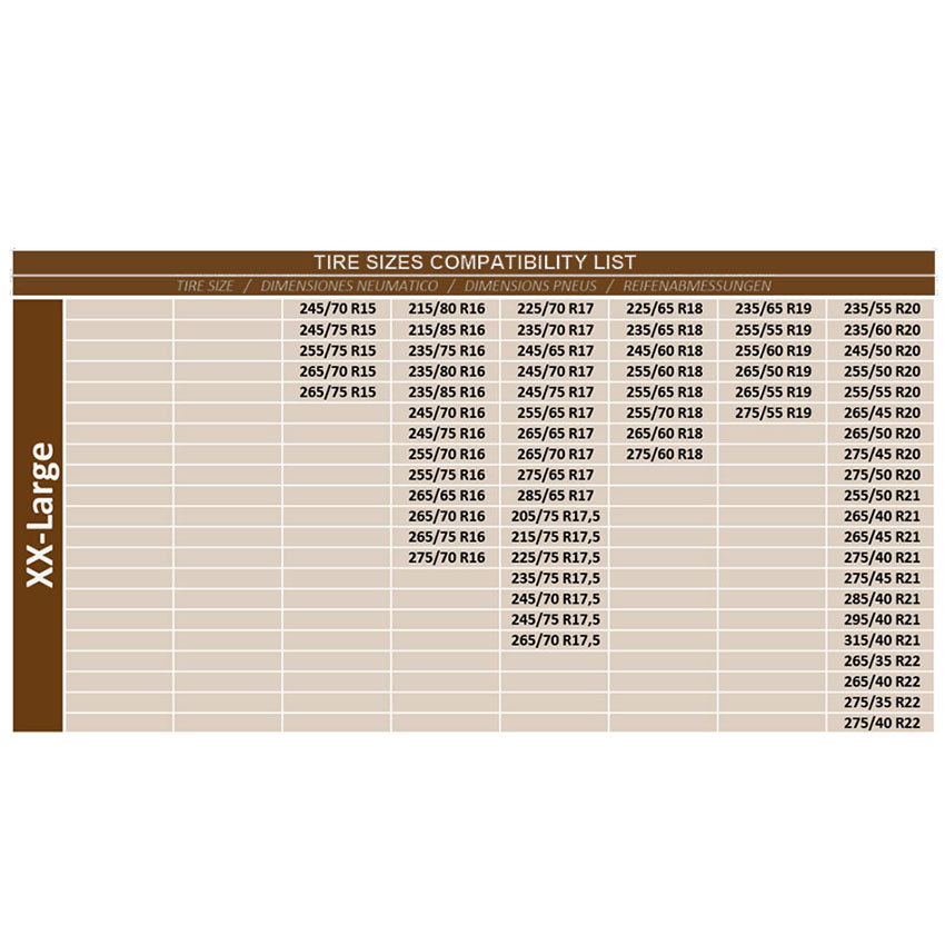 Αντιολισθητικές χιονοκουβέρτες Matte Super X Series XXLarge