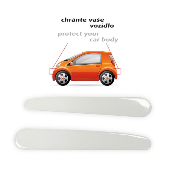 Προστατευτικά προφυλακτήρα διάφανα 30cm 2τμχ