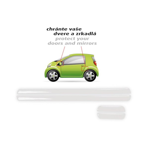 Προστατευτικά πόρτας διάφανα 4τμχ