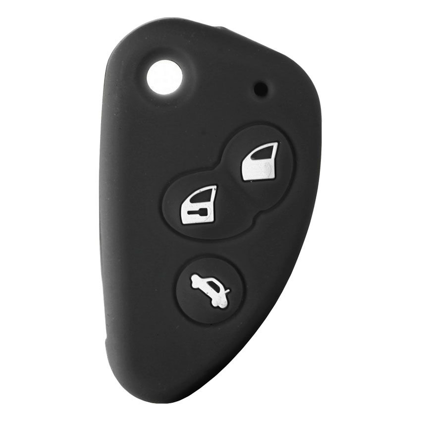 Κάλυμμα κλειδιών σιλικόνης μαύρο Alfa Romeo Type-1