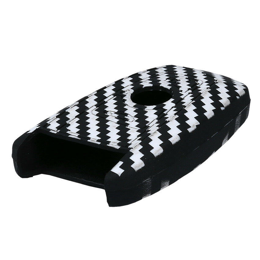 Κάλυμμα κλειδιών σιλικόνης λευκό-μαύρο BMW