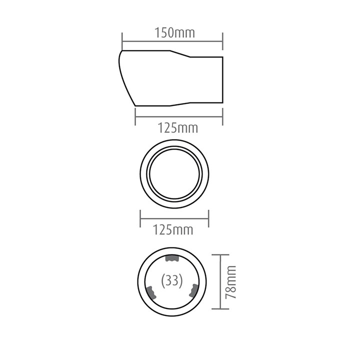 Άκρο εξάτμισης 7274