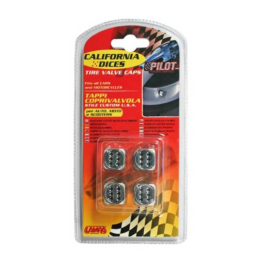 Καπάκια βαλβίδων Dice χρωμίου