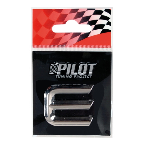 Αυτοκόλλητο γράμμα "E" 3D Type-2