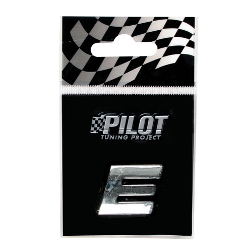 Αυτοκόλλητο γράμμα "E" 3D Type-1