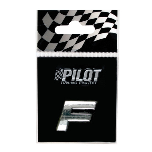 Αυτοκόλλητο γράμμα 3D Type-1 "F"