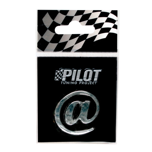 Αυτοκόλλητο γράμμα 3D Type-1 "@"