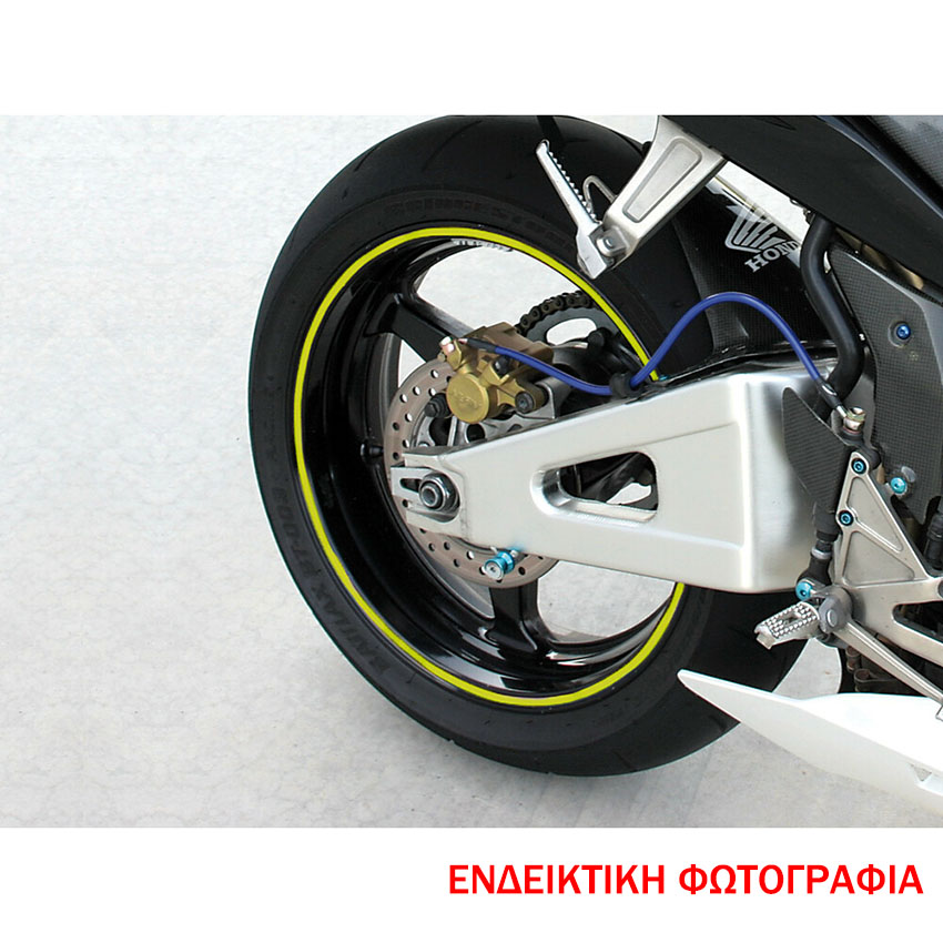 Διακοσμητική ταινία τροχών ασημί 5mm x 750cm