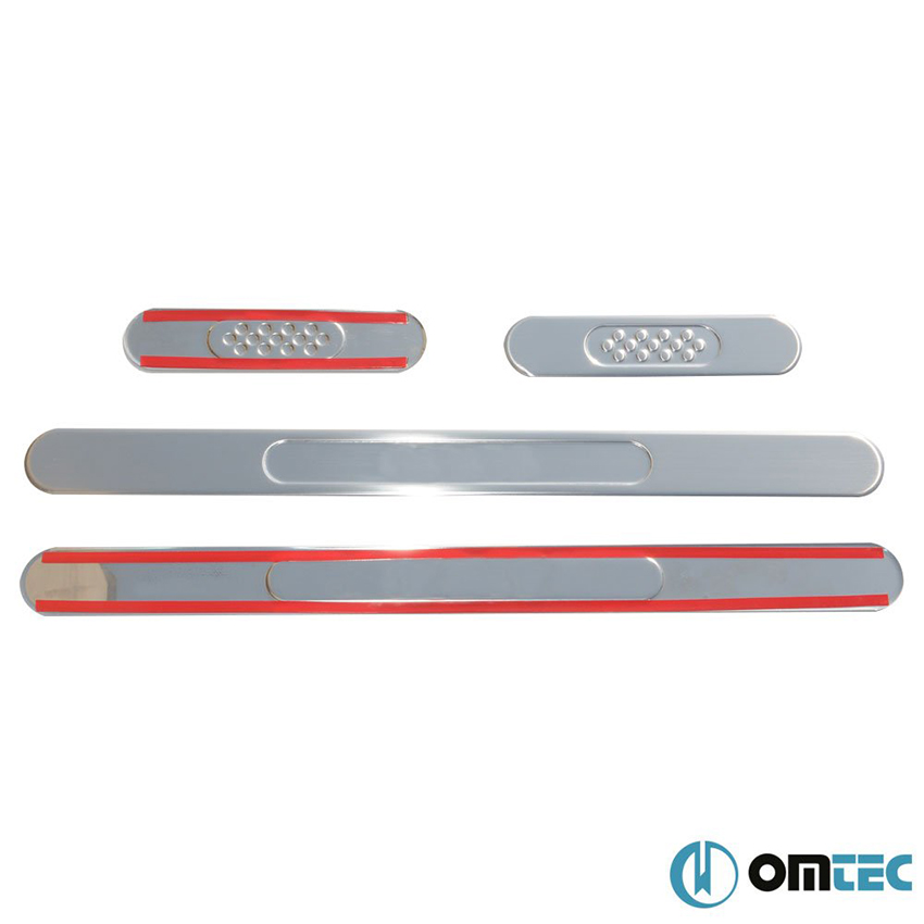 Διακοσμητικά μαρσπιέ πόρτας Opel Corsa D 4τμχ