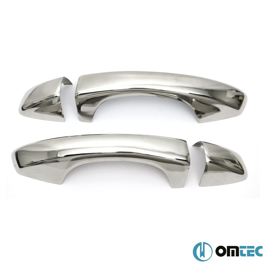 Διακοσμητικά χερούλια χρωμίου μεταλλικά Seat Ibiza V / VW Golf VII 2τμχ