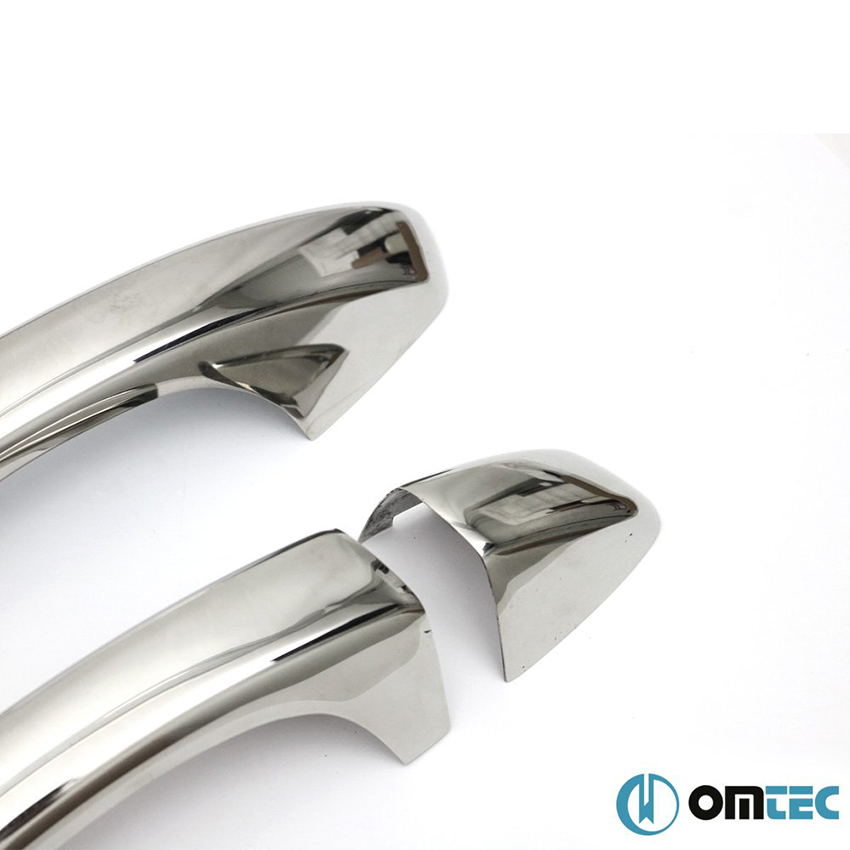 Διακοσμητικά χερούλια χρωμίου μεταλλικά Seat Ibiza V / VW Golf VII 2τμχ