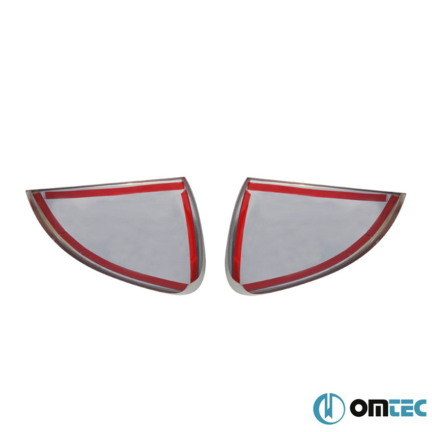 Καπάκια καθρεπτών χρωμίου μεταλλικά για VW Golf VII