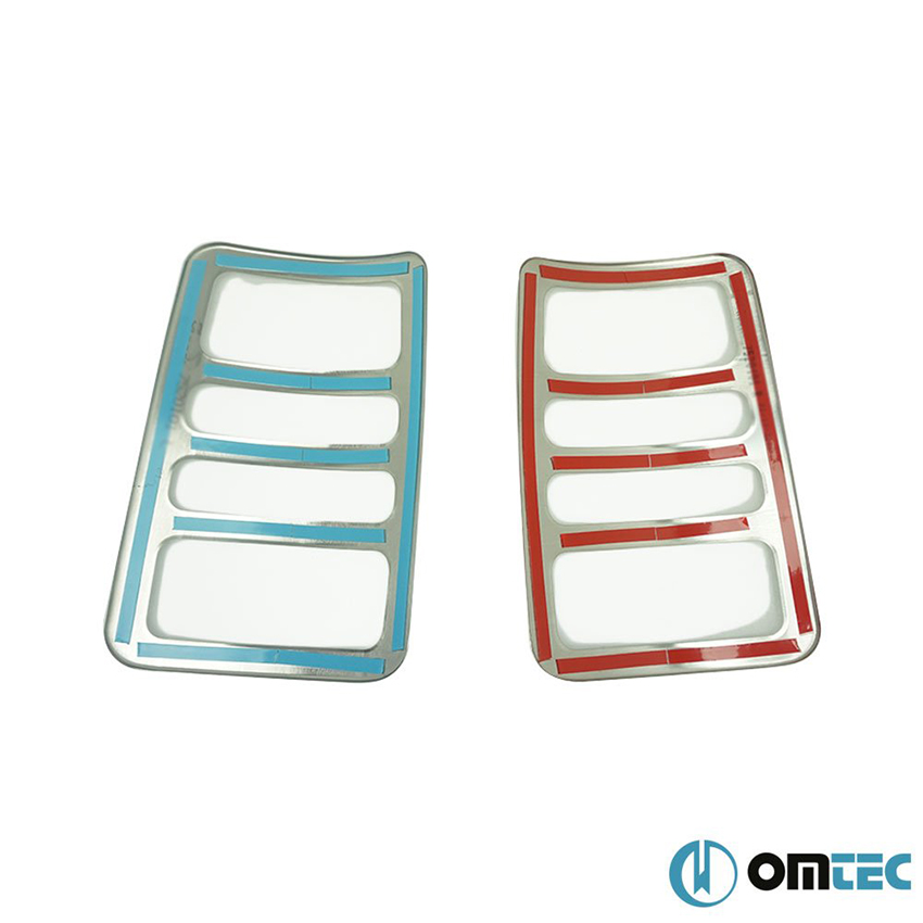 Διακοσμητικό πλαίσιο χρωμίου για πίσω φανάρια Volkswagen Caddy 2τμχ