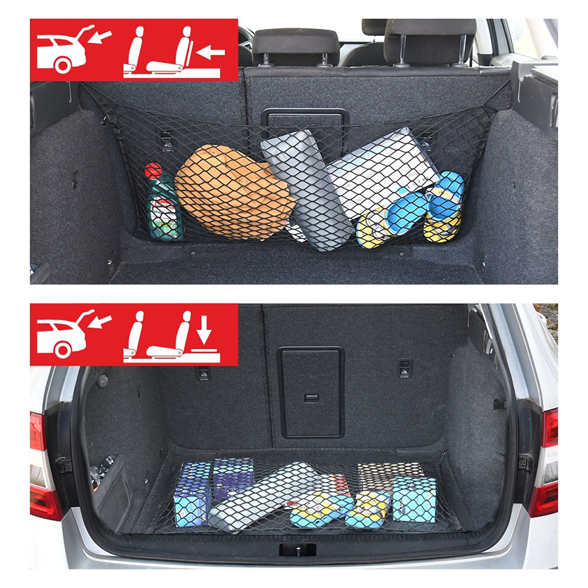 Δίχτυ αποσκευών με γαντζάκια 90x50cm