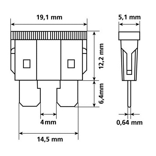 Κιτ ασφάλειες Flat large