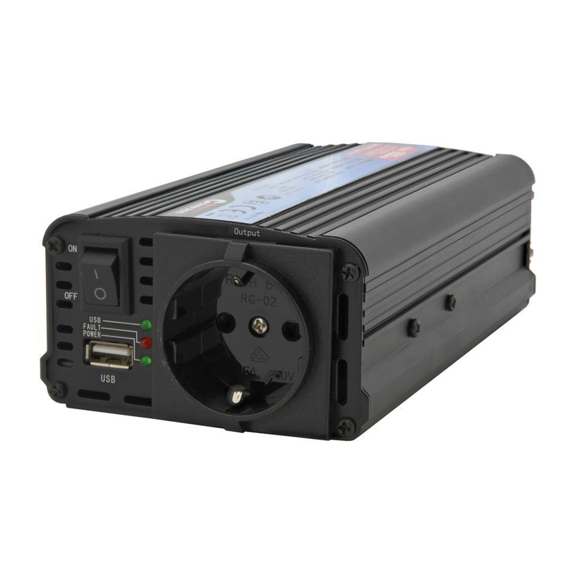 Inverter αυτοκινήτου μετατροπής 12V σε 230V 550W +USB