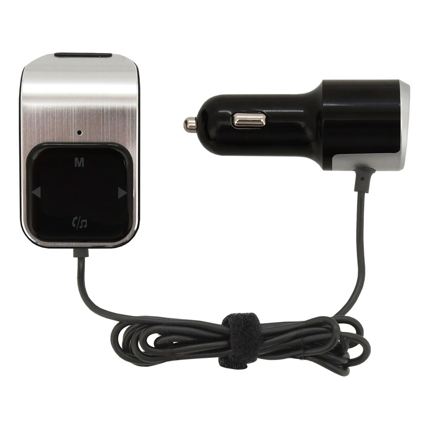 Bluetooth Car Kit MP3 Player FM Transmitter SILVER ARC