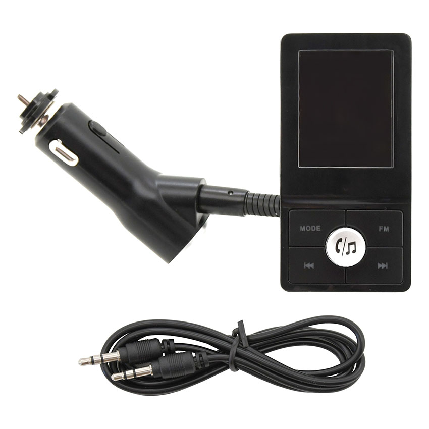 Bluetooth Car Kit MP3 Player FM Transmitter Color LCD με 2 USB