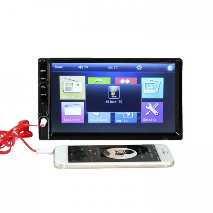 Οθόνη αφής TFT 7" Μultimedia Car MP5 Player με τηλεχειριστήριο