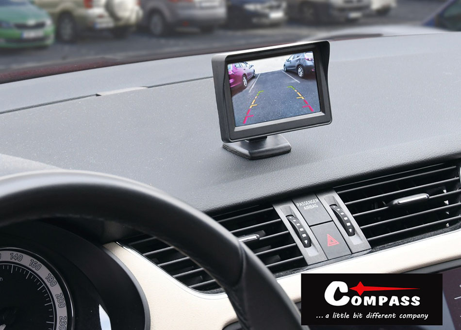 Οθόνη αυτοκινήτου LCD 4.3" Compass Multi Source