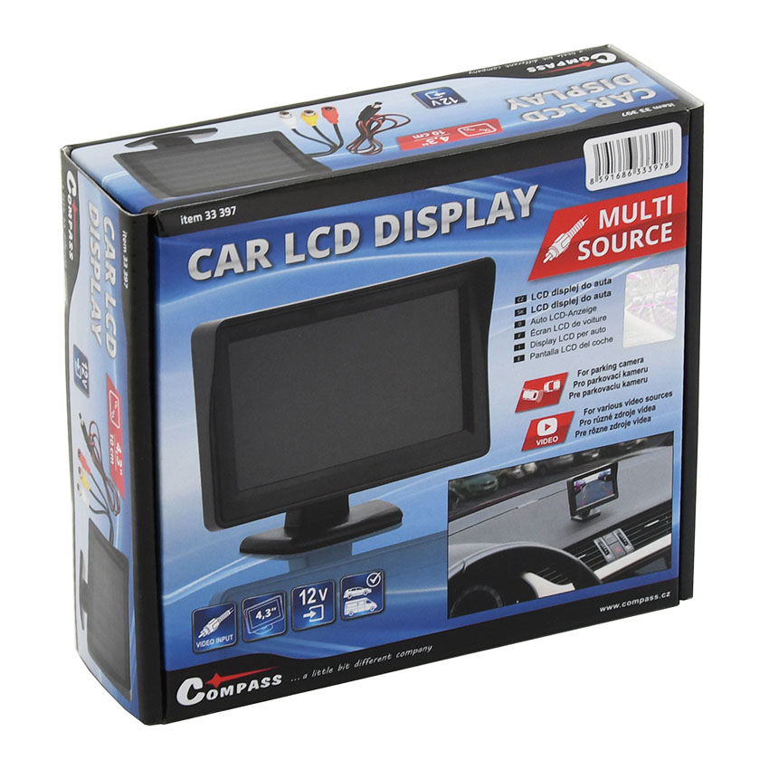 Οθόνη αυτοκινήτου LCD 4.3" Compass Multi Source