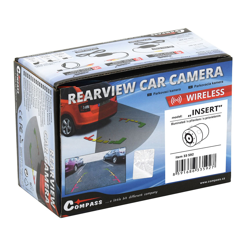 Ασύρματη κάμερα οπισθοπορείας Compass Wireless INSERT