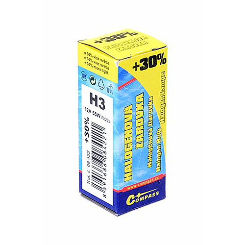 Λάμπα Compass H3 55W 12V +30% 1τμχ